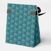 エスニックスタイルフローラミニプリントベージュオンティール(緑がかった色) フェイバーボックス (裏面サイド)