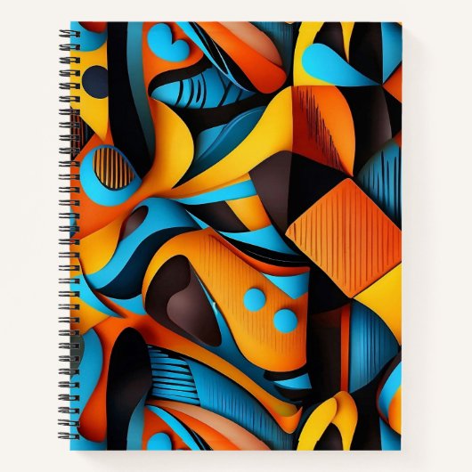 エスニックスパイラル ノートブック (正面)