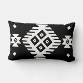 エスニックスラブ先住民オーナメントボホブルガリアキリム ランバークッション (裏面)