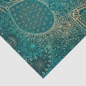 エスニックターコイズティッシュペーパー 薄葉紙 (詳細)