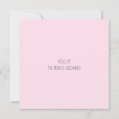 エスニックデザインカスタムブライダルシャワー招待#2 招待状 (裏面)