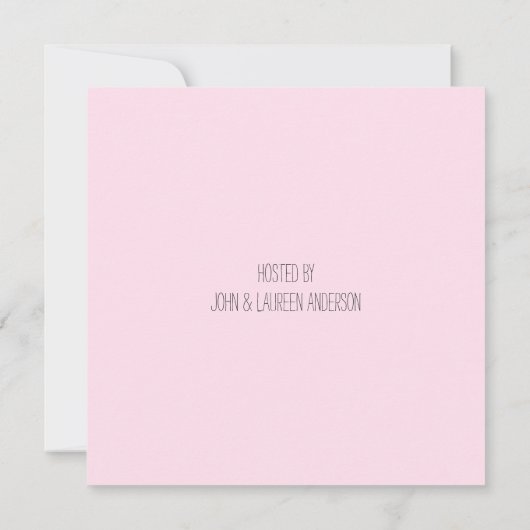 エスニックデザインリハーサルディナー招待状#3 招待状 (裏面)