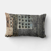 エスニックデザイン付き腰枕 ランバークッション (裏面)