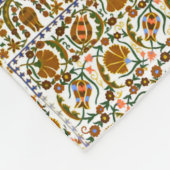 エスニックデジタル抽象芸術：シームレスパターン フリースブランケット (角)