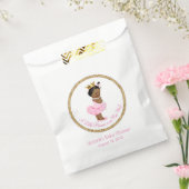 エスニックバレリーナプリンセスガールベビーシャワー フェイバーバッグ (封をした状態)