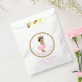 エスニックバレリーナプリンセスベビーシャワー フェイバーバッグ (封をした状態)
