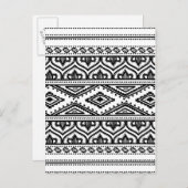 エスニックパターンデザイン ポストカード (正面/裏面)