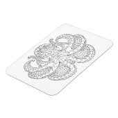 エスニックパターン(の模様が)あるタコ マグネット (左側)