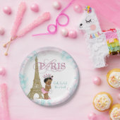エスニックパリベビーシャワー ペーパープレート (パーティー)