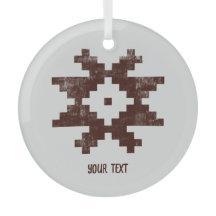 エスニックパーソナライズされたスターバルトのクリスマス装飾