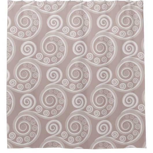 エスニックピンクコルスワーズシャワーカーテン シャワーカーテン (正面)