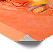 「エスニックファンク」キャンバス印刷 ポスター (角)