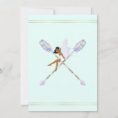 エスニックフェアリードリームキャッチャーBoho任意のカラー紙 招待状 (裏面)