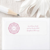 エスニックフローラピンクマンダラ ラベル (インサイチュ)