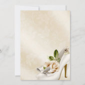 エスニックブライドアイボリーサテ結婚ィンズバラ 招待状 (裏面)