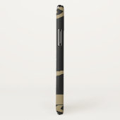 エスニックブラック&ベージュ先住民プリント Case-Mate iPhoneケース (裏面/右)