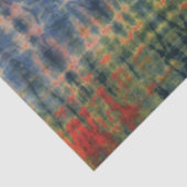 エスニックブルーグリーン絞り染めパタ伝統的ーン 薄葉紙 (詳細)