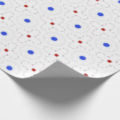 エスニックブルードット ラッピングペーパー (角)