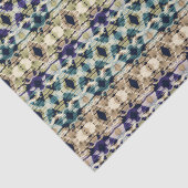 エスニックブルー，ベージュイカット 薄葉紙 (詳細)