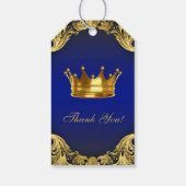 エスニックプリンスベイビーシャワー ギフトタグ (裏面)