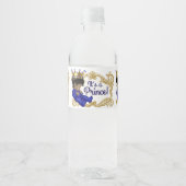エスニックプリンスベビーシャワー水瓶ラベル ペットボトルラベル (正面)