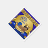 エスニックプリンスベビーシャワー紙ナプキンス スタンダードカクテルナプキン (角)