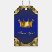 エスニックプリンスベビーシャワー ギフトタグ (裏面)