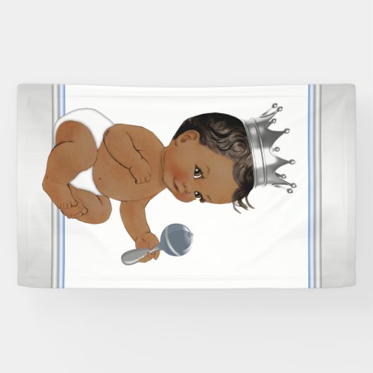 エスニックプリンスベビーシャワー 横断幕 (横)