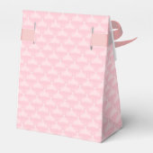 エスニックプリンセスツインズキルテッドピンクベビーシャワー フェイバーボックス (裏面サイド)