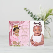 エスニックプリンセスツチュパールバースデーパーティー 招待状 (スタンド正面)