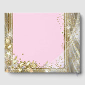 エスニックプリンセスバレリーナベビーシャワーゲストブック ゲストブック (裏面)