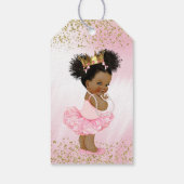 エスニックプリンセスベビーシャワーギフトラベル ギフトタグ (裏面)