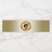 エスニックプリンセス赤ちゃんシャワー水ボトルラベル ペットボトルラベル (シングルラベル)