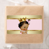 エスニックプリンセス赤ちゃんシャワー水ボトルラベル ラベル (インサイチュ)