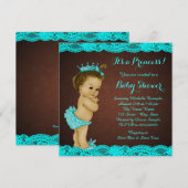 エスニックベイビーシャワー 招待状 (正面/裏面)