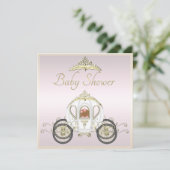 エスニックベビーインプリンセスコーチベビーシャワー 招待状 (スタンド正面)