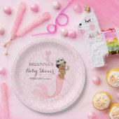 エスニックベビーガールマーメイドプリンセスクラウンダマスク ペーパープレート (パーティー)