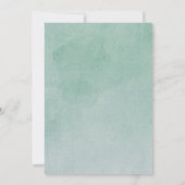 エスニックベビーフェアリーインフラワーベビーシャワー招待状 招待状 (裏面)