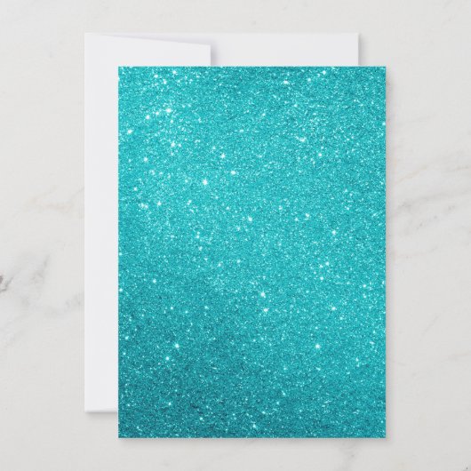 エスニックベビーマーメイドベビーシャワー招待状 招待状 (裏面)