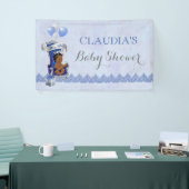 エスニックベビーリトルプリンスシルバークラウンブ王室のルー 横断幕 (トレードショー)