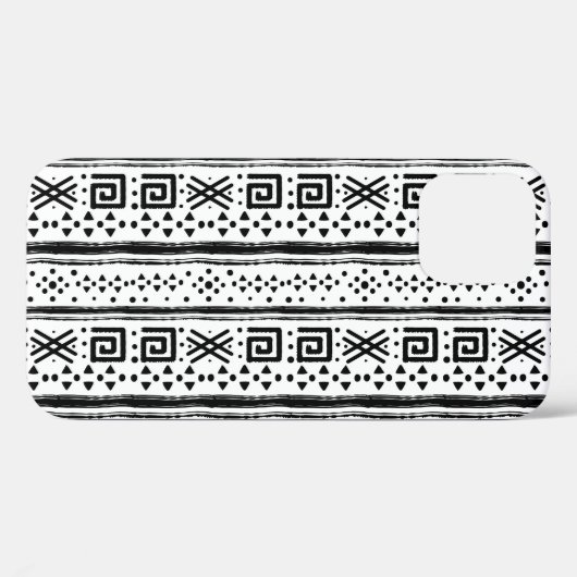 エスニックボホトライバルアートプリント Case-Mate iPhoneケース (裏面 (横))