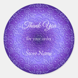 エスニックマンダラデザイン ラウンドシール