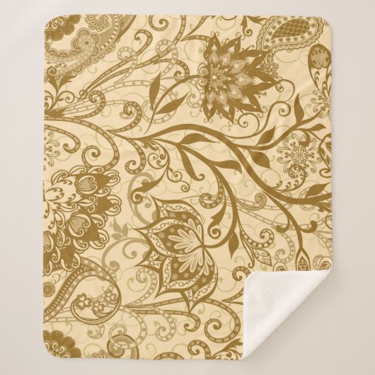 エスニックマンダラ：インディアンスタイルパターン シェルパブランケット (正面)