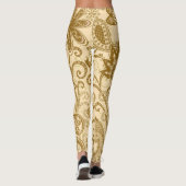 エスニックマンダラ：インディアンスタイルパターン レギンス (裏面)