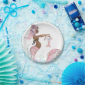 エスニックマーメイドベビーシャワー紙プレート ペーパープレート (パーティー)