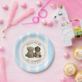 エスニックマーンになるLil'カウボーイベビーシャワー紙 ペーパープレート (パーティー)