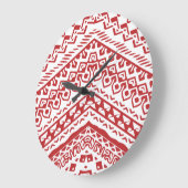 エスニックモチーフ3 ラージ壁時計 (傾斜)