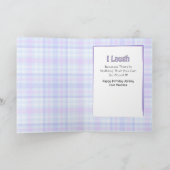 エスニックユーモアのあるブラザーマンガモダン誕生日 カード (内部)