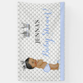 エスニックリトルプリンスヴィンテージ男の赤ちゃんクラウン 横断幕 (縦)