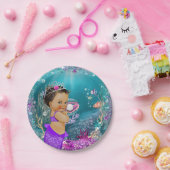 エスニックリトルマーメイドベビー紙プレート ペーパープレート (パーティー)